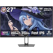 Amazon.co.jp: KEY TO COMBAT 27インチゲーミングモニター WQHD